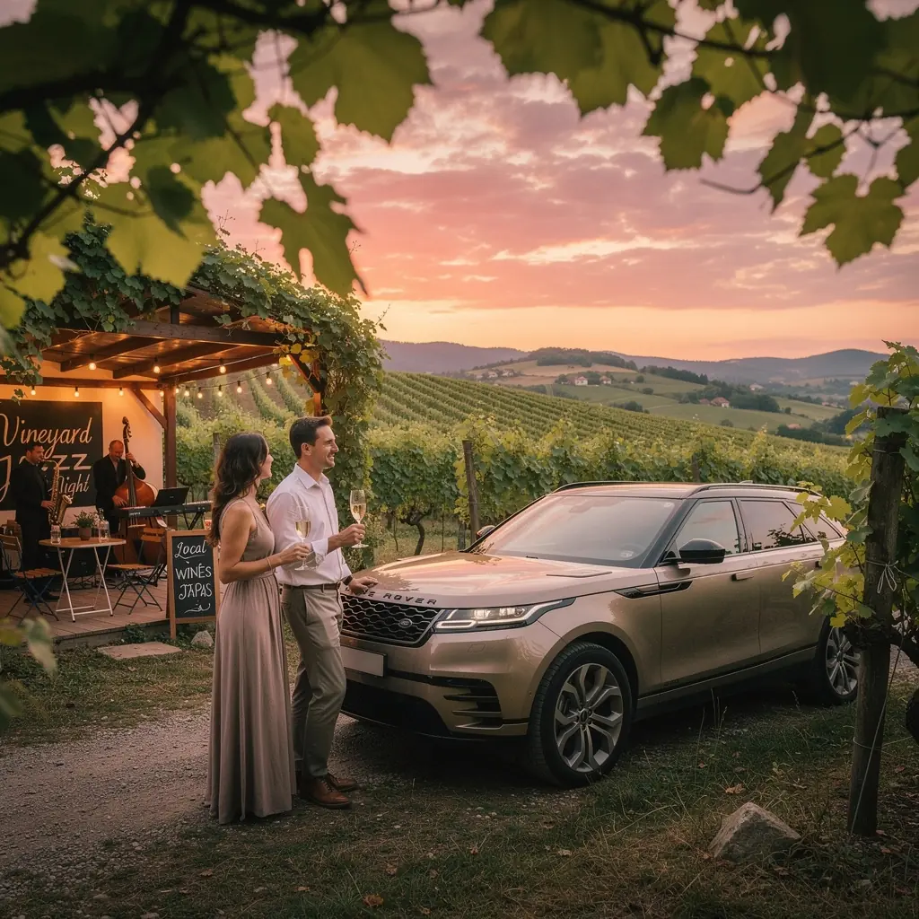 Elegantný interiér automobilu s koženými sedadlami a modernými technológiami